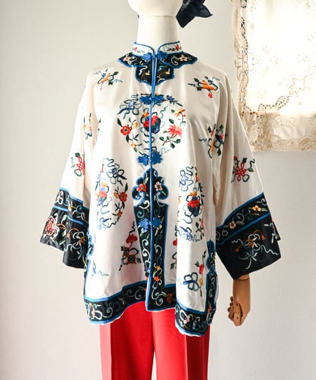 【curoam】1960-70's Vintage mandarin jacket