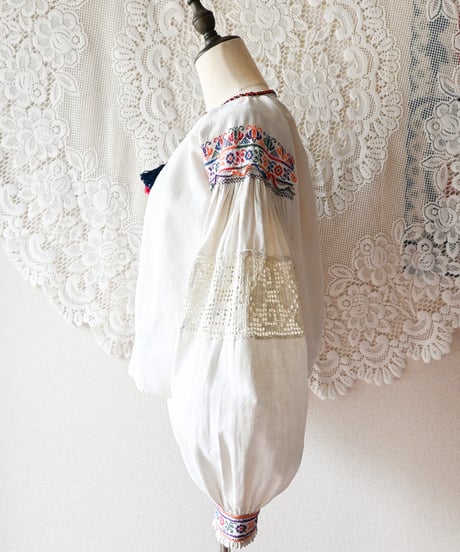 【Seek an nur】Romanian Vintage Traditional Blouse