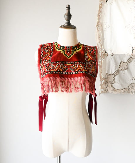 【tiny yearn】Arabian rug Bib Vest