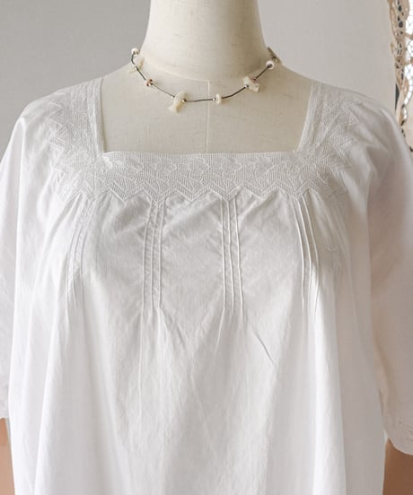 【Seek an nur】1900-10's antique night gown dress