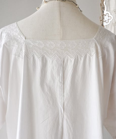 【Seek an nur】1900-10's antique night gown dress