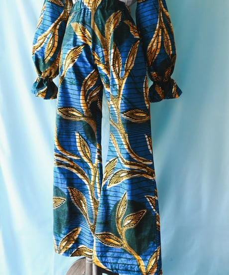 【tiny yearn】African Batik Bolero & Pants Set up