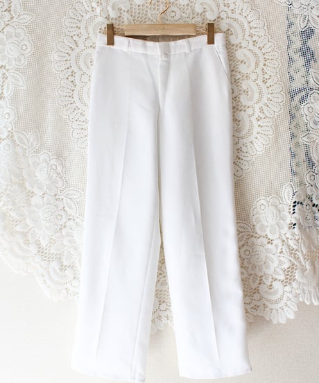 【Seek an nur】Vintage Euro White Slacks Pants