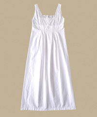 【Seek an nur】1900-20's antique cotton night dress
