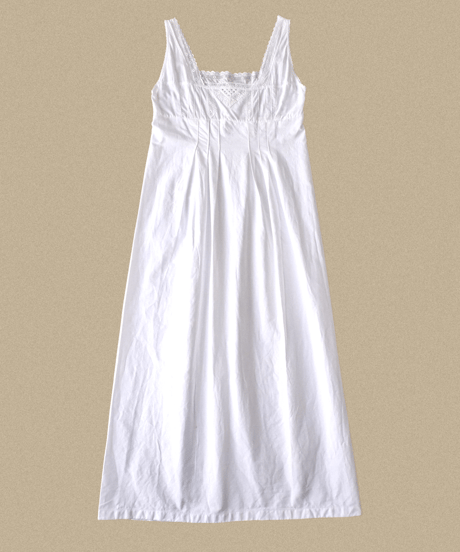 【Seek an nur】1900-20's antique cotton night dress