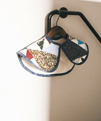 【tiny yearn】Crazy Quilted Patchwork Detachable Collar