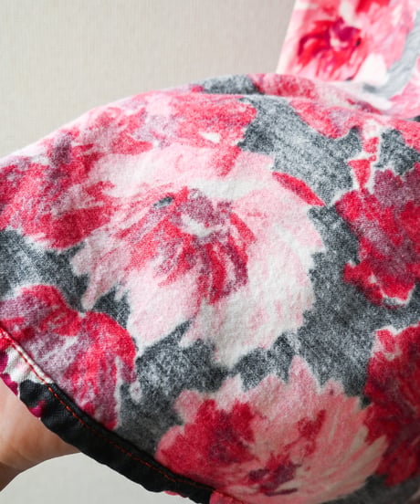 【tiny yearn】1970's Floral Art Dress Gown