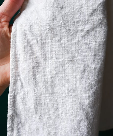 【Seek an nur】1900-20's French Antique Linen Smock