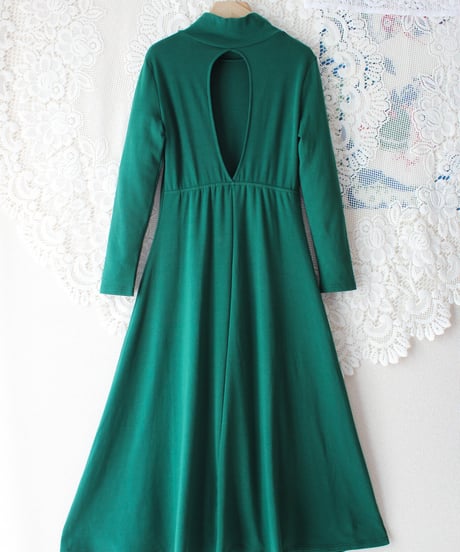 【Seek an nur】Open Back Jersey Maxi Dress⁡