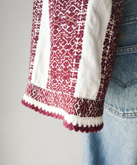 【Seek an nur】Vintage romanian traditional blouse