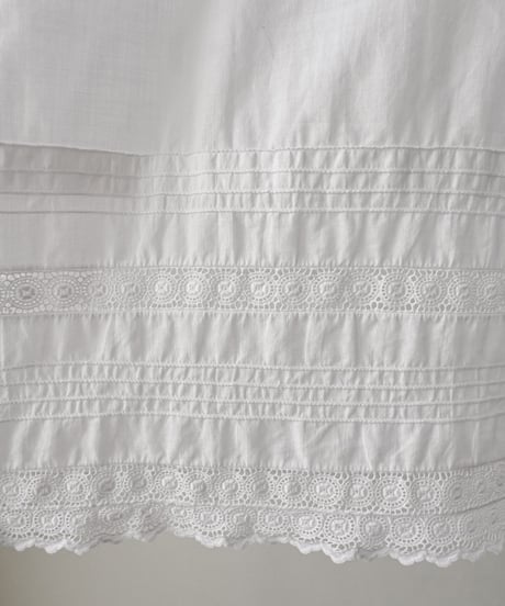 【Seek an nur】1900-20's antique cotton night dress