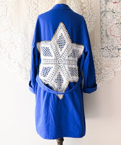 【Seek an nur】⁡Euro Doily Work Coat