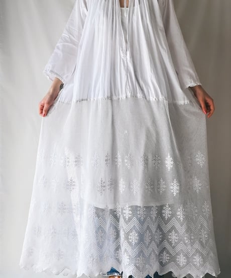 【Seek an nur】⁡1900's French Antique Church Smock