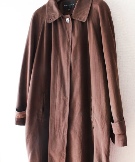 【Seek an nur】Brown Balmacaan Over Coat