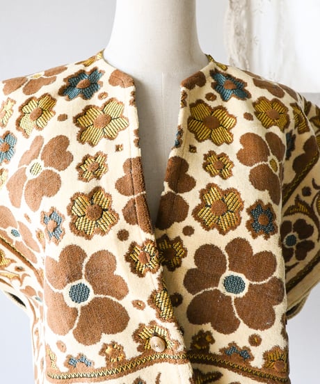 【tiny yearn】Arabian rug Vest Jacket