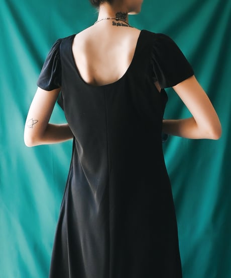 【Seek an nur】German Black Maxi Dress