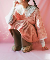 【tiny yearn】Vintage Hand Knit Dress