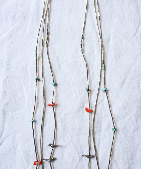 〈Accessory〉Native American Bird Fetish Necklace