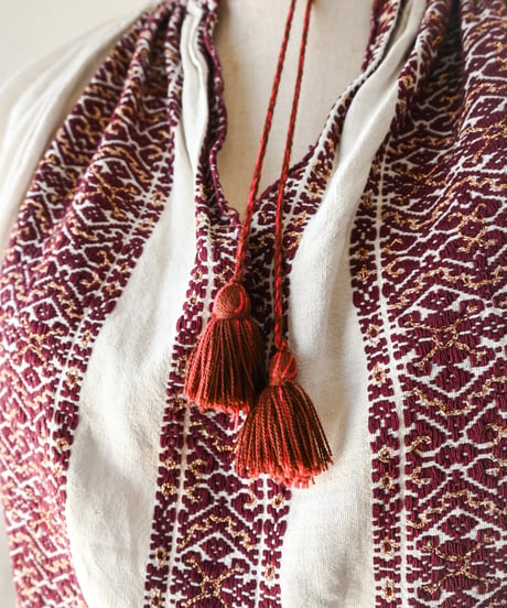 【Seek an nur】Vintage romanian traditional blouse