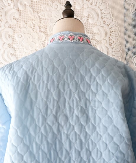 【tiny yearn】Vintage Euro Quilted Night Gown
