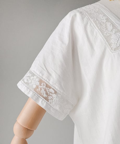 【Seek an nur】1900-10's antique night gown dress