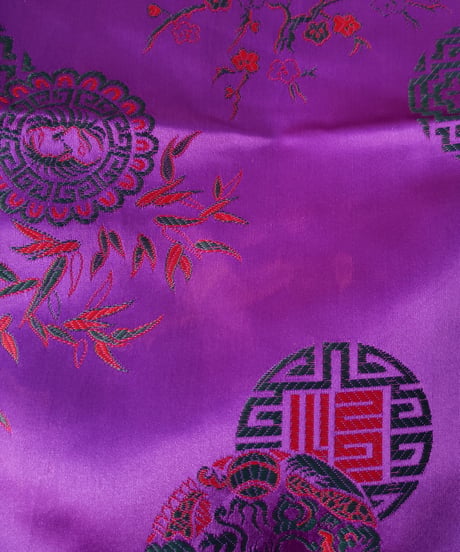 【tiny yearn】Embroidered Purple China Gown