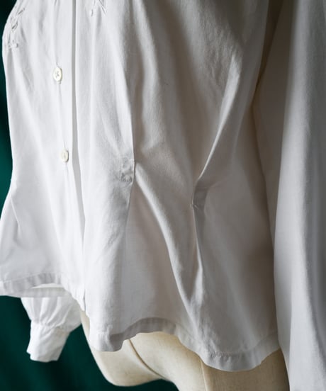 【Seek an nur】⁡1900~20's Embroidered Night Blouse