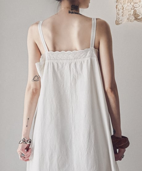 【Seek an nur】1900-20's antique cotton night dress