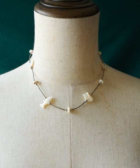 〈Accessory〉Native American Shell Fetish Necklace