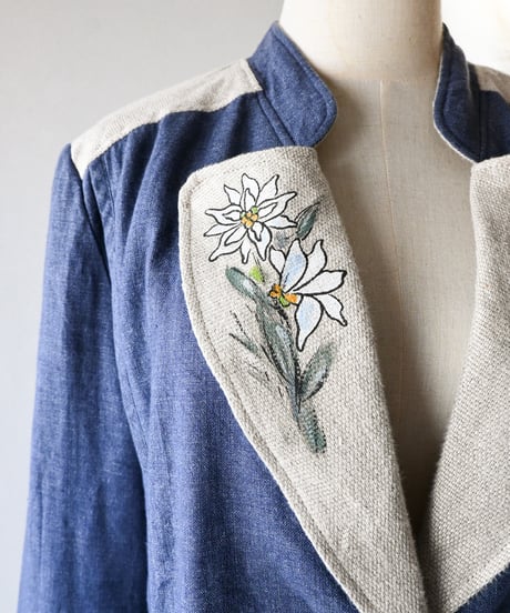 【Seek an nur】Tyrolean Linen Trachten Jacket
