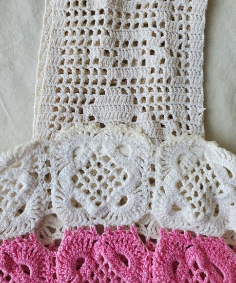 【Seek an nur】Vintage cotton crochet cami