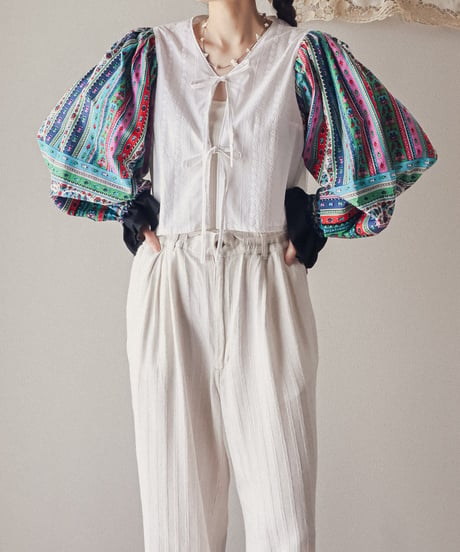 【curoam】Vintage Skirt Reworked Blouse