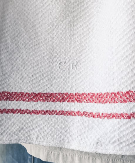 【Seek an nur】French vintage linen waist apron