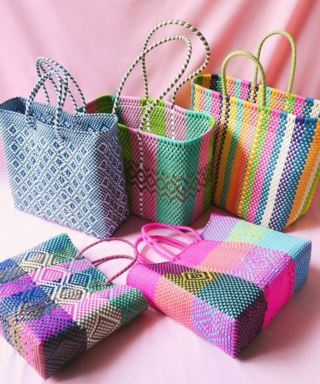 【tiny yearn】 Mexico Mercado Basket Bag