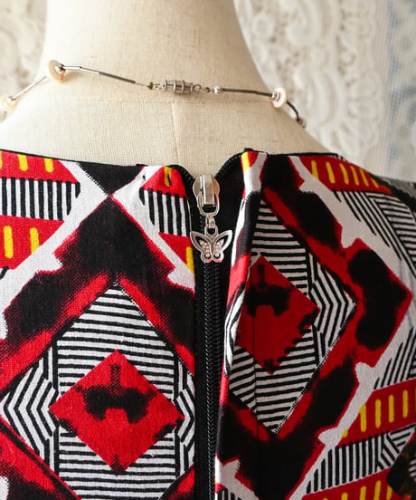 【tiny yearn】African Batik Cropped Tops
