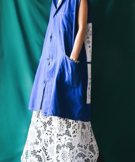 【Seek an nur】⁡Euro Work Cutoff Vest