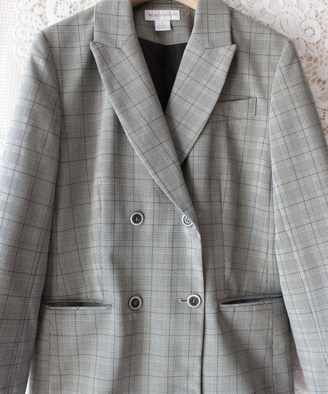 【Seek an nur】Glen Check Jacket&Pants Set up