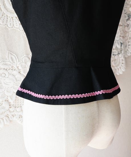 【Seek an nur】Euro Embroidered Tyrolean Vest