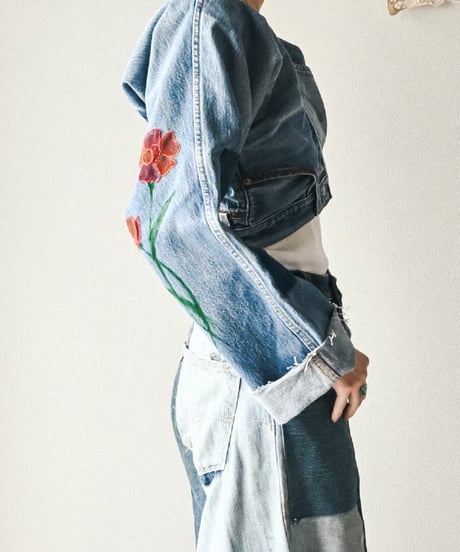 【curoam】Levi's denim pants reworked jacket
