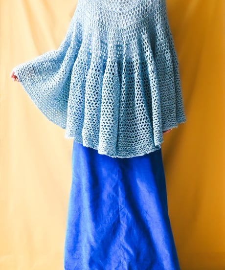 【tiny yearn】Crochet Hand Knit Poncho
