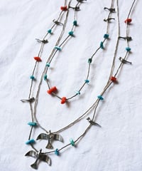 〈Accessory〉Native American Bird Fetish Necklace
