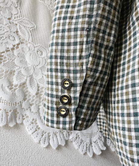【Seek an nur】Tyrolean Check Over Jacket