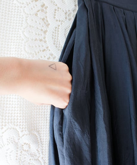 【Seek an nur】Euro Ribbon Lace Silk Maxi Skirt