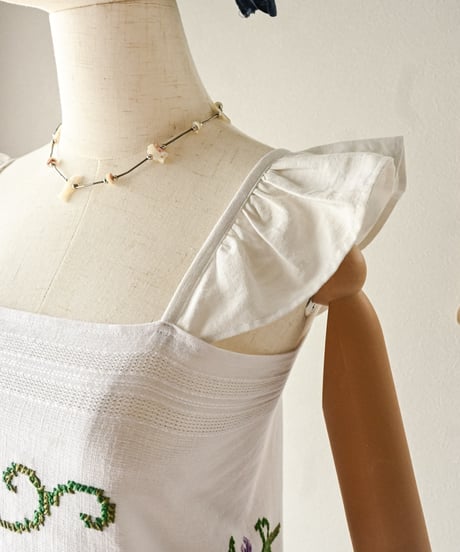 【Seek an nur】Vintage embroidered cami