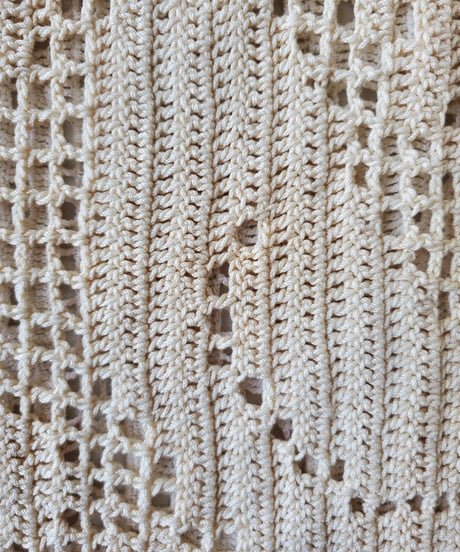 【Seek an nur】Vintage cotton crochet cami