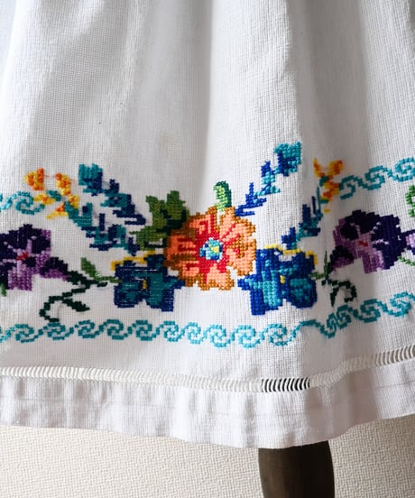 【Seek an nur】Romanian Vintage Embroidered Dress