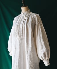 【Seek an nur】1890-1920's French Antique Linen Smock