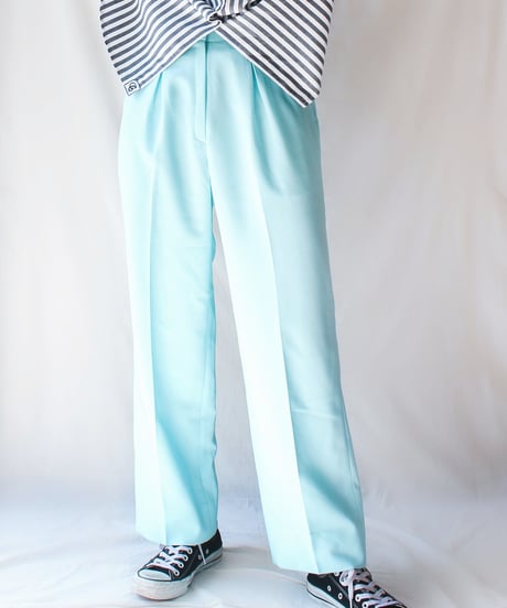【Seek an nur】Dead stock Slacks Tuck Pants
