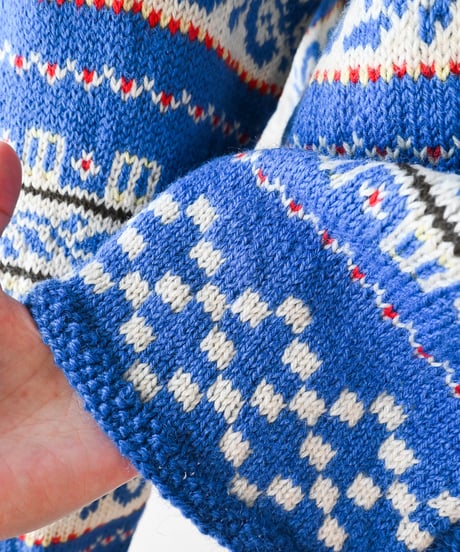 【tiny yearn】Nordic Jacquard Over Cardigan