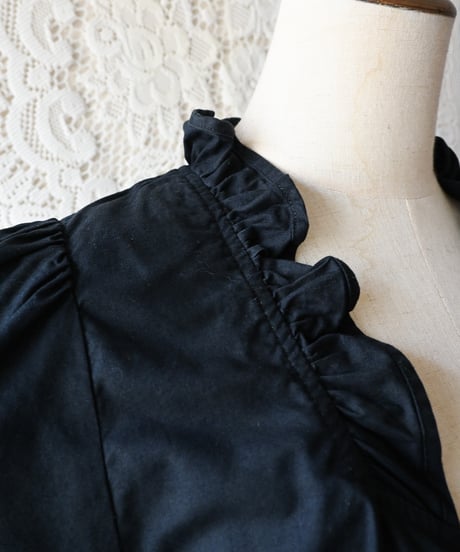 【Seek an nur】Euro Cropped Frill Dirndl Blouse